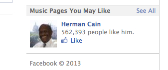 "Musician Herman Cain"